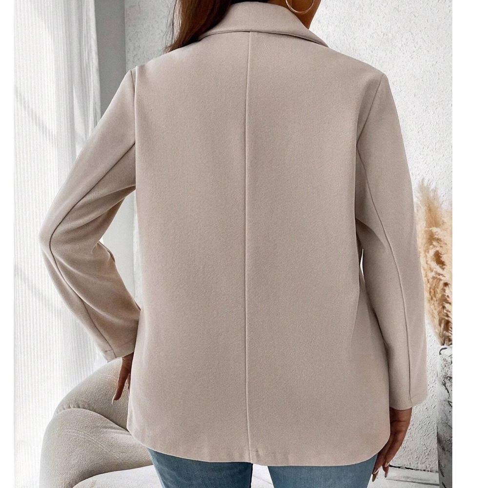 Classic Button up Winter Jacket Coat - Picture 4 of 10